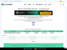 MtGox Wallet Monitor