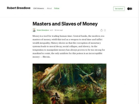 Masters & Slaves of Money