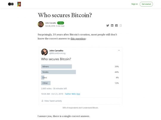 Who Secures Bitcoin